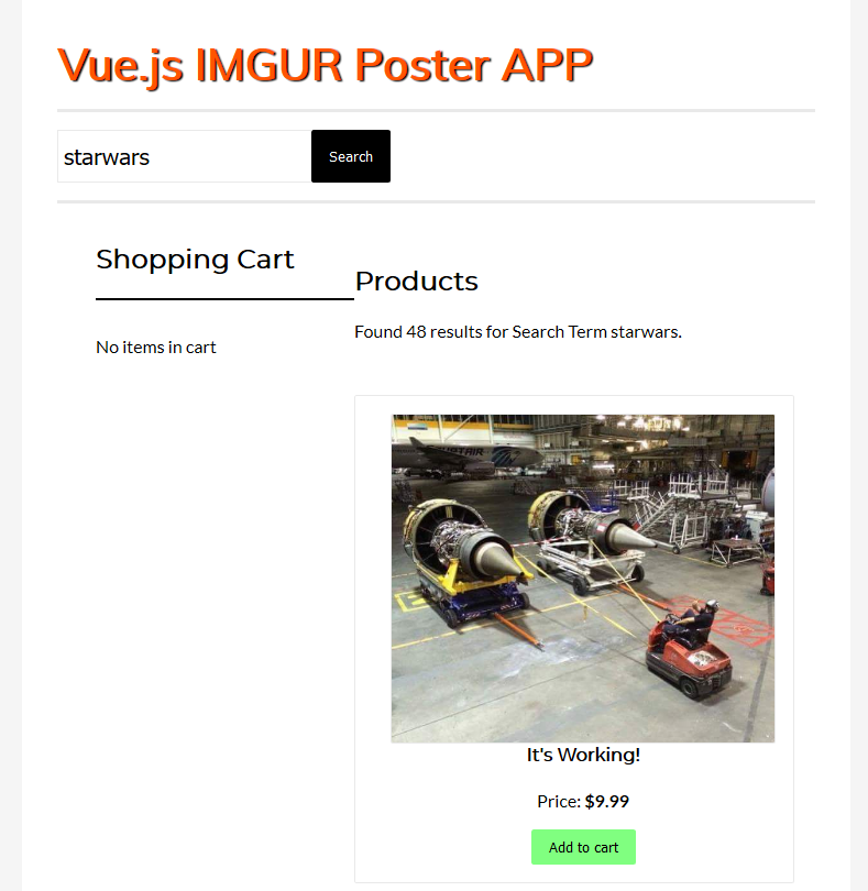 Vue JS Project app